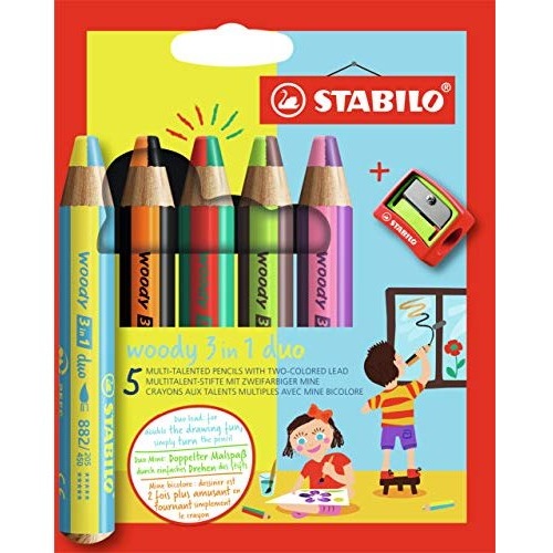 STABILO CRAYONS DE COULEUR WOODY 161031