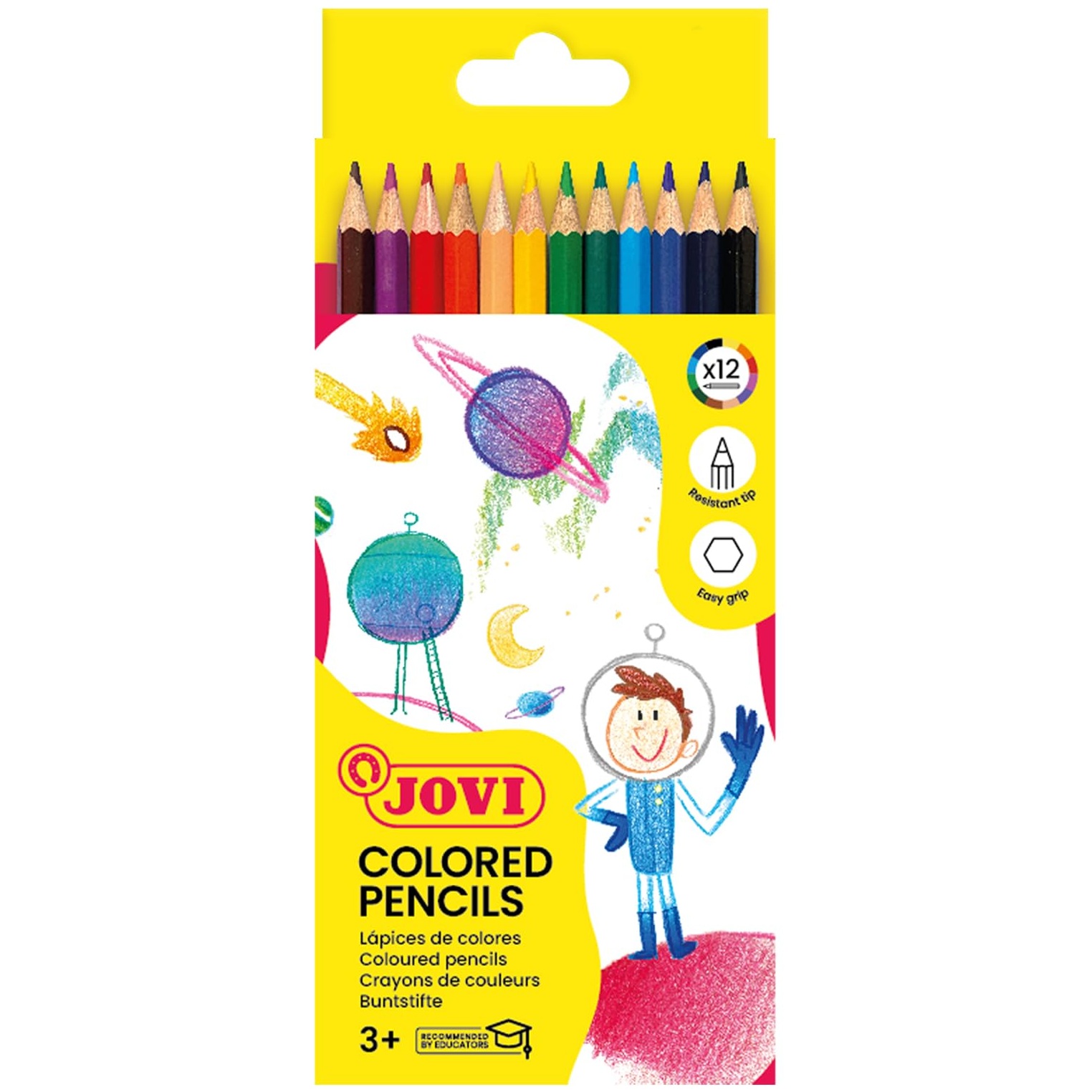 JOVI CRAYONS DE COULEUR 36016