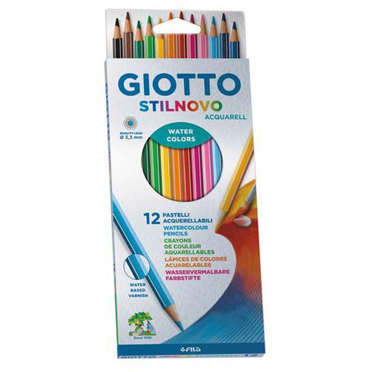 GIOTTO  CRAYONS AQUARELLABLES STILNOVO 41962