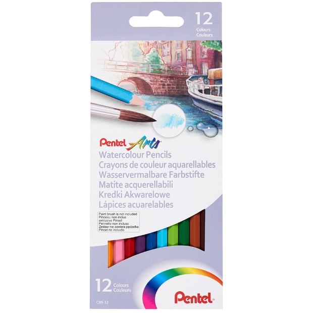 PENTEL CRAYONS AQUARELLABLES ARTS 171843
