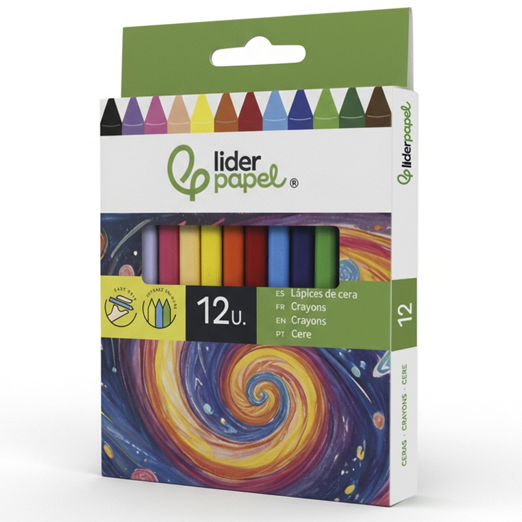 LIDERPAPEL CRAYONS DE CIRE 06149