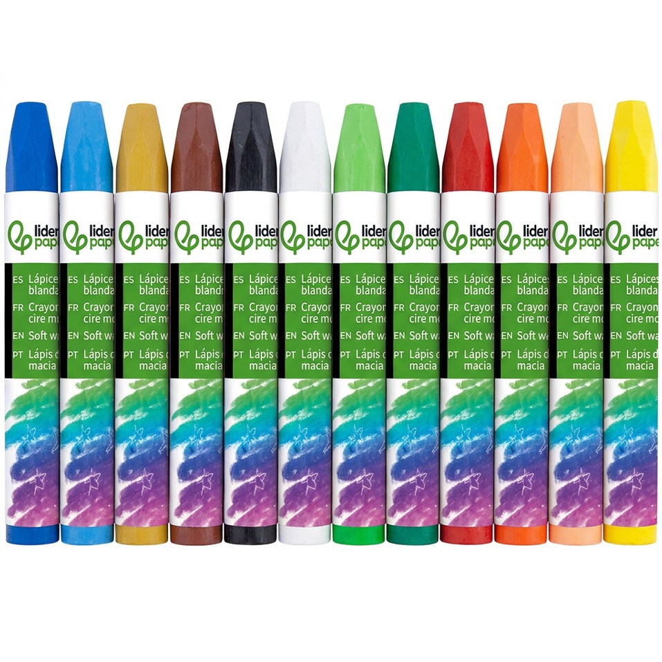 LIDERPAPEL CRAYONS DE CIRE 936167