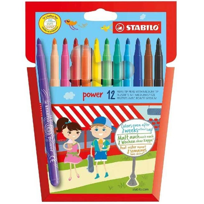 STABILO FEUTRE DE COLORIAGE POWER 45757