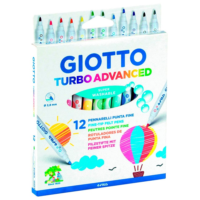 GIOTTO FEUTRES DE COLORIAGE TURBO ADVANCED 10276