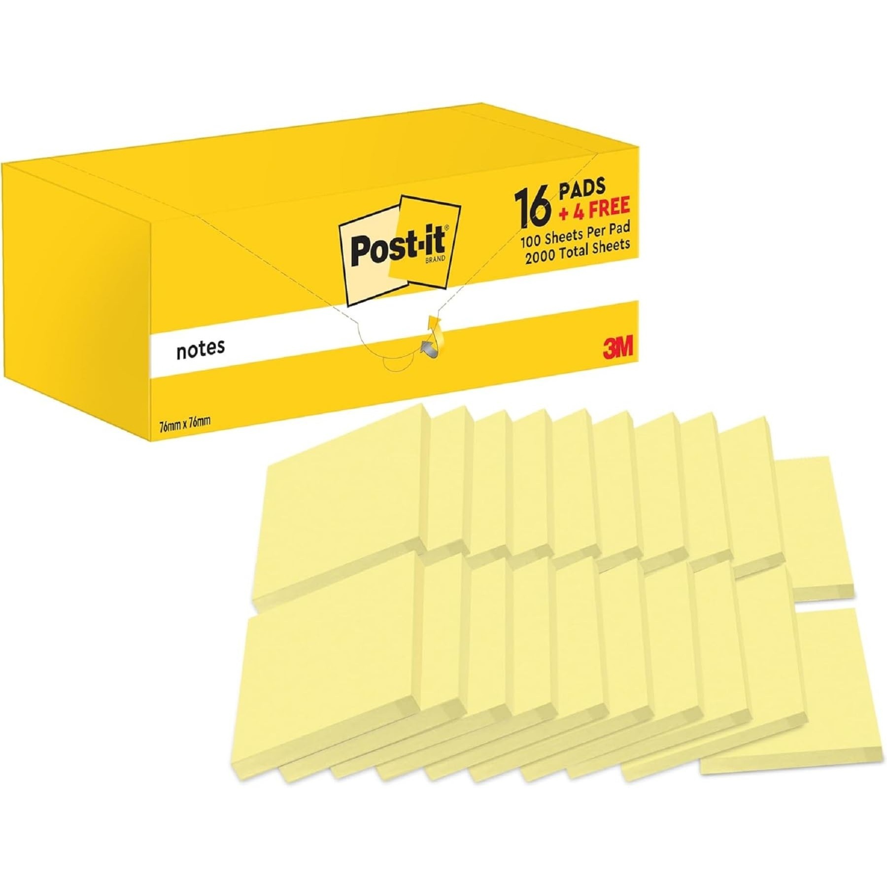 POST-IT 3M NOTES REPOSITIONNABLES 77873