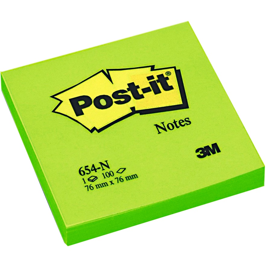 POST-IT NOTE REPOSITIONNABLE FLUO 21061