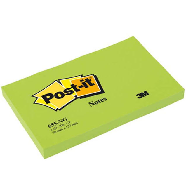 POST-IT NOTE REPOSITIONNABLE FLUO 77871