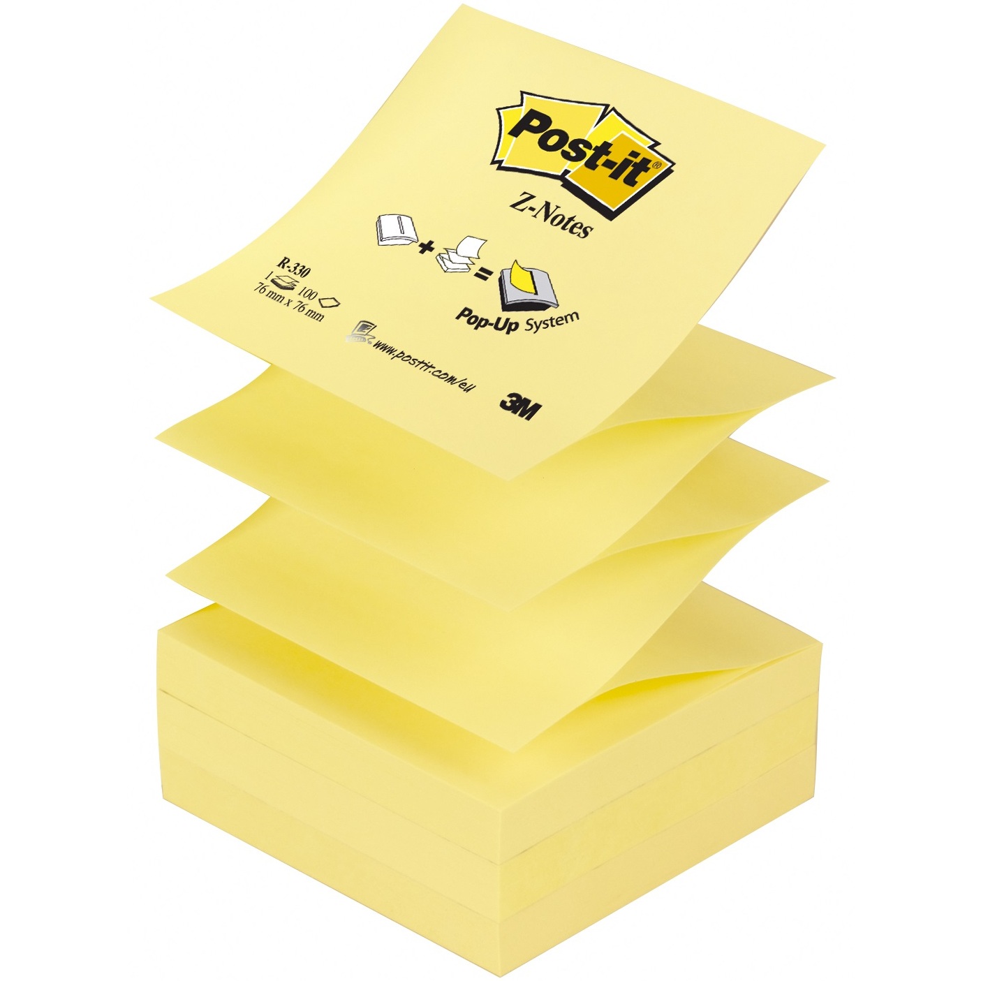 POST-IT Z NOTE REPOSITIONNABLE 21580