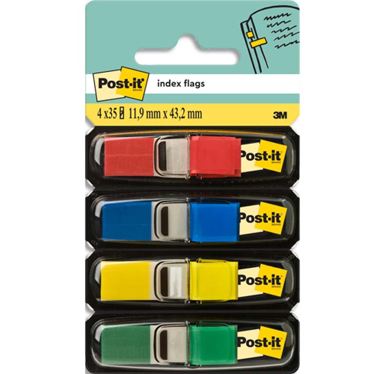 POST-IT MARQUE PAGES INDEX FLAG 407780