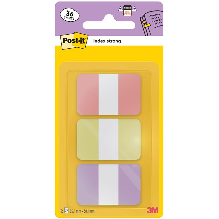 POST-IT MARQUE PAGES INDEX STRONG 172443