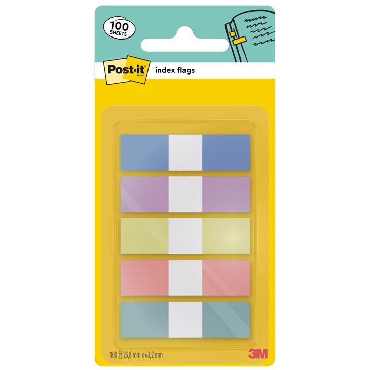 POST-IT MARQUE PAGES INDEX FLAGS 172440