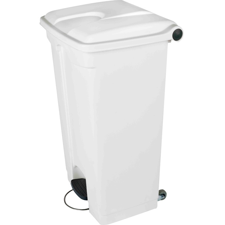 Poubelle à pédale polyéthylène 90 L