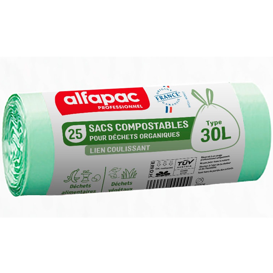 ALFAPAC SAC POUBELLE COMPOSTABLE 172156