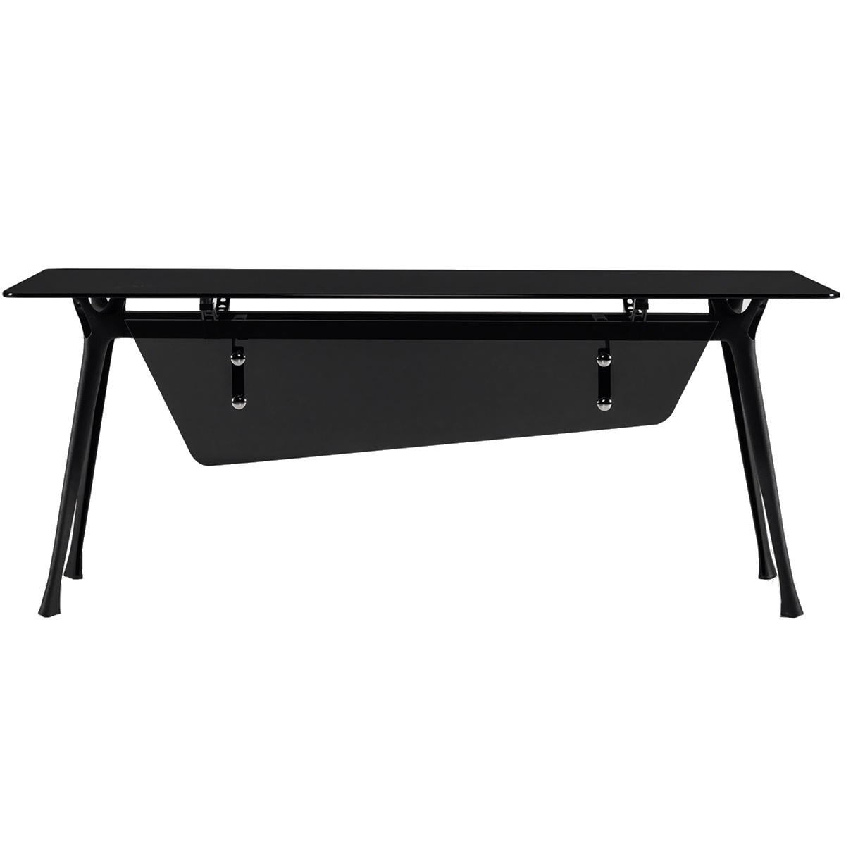 Bureau de direction MNB Toro verre noir 180 cm