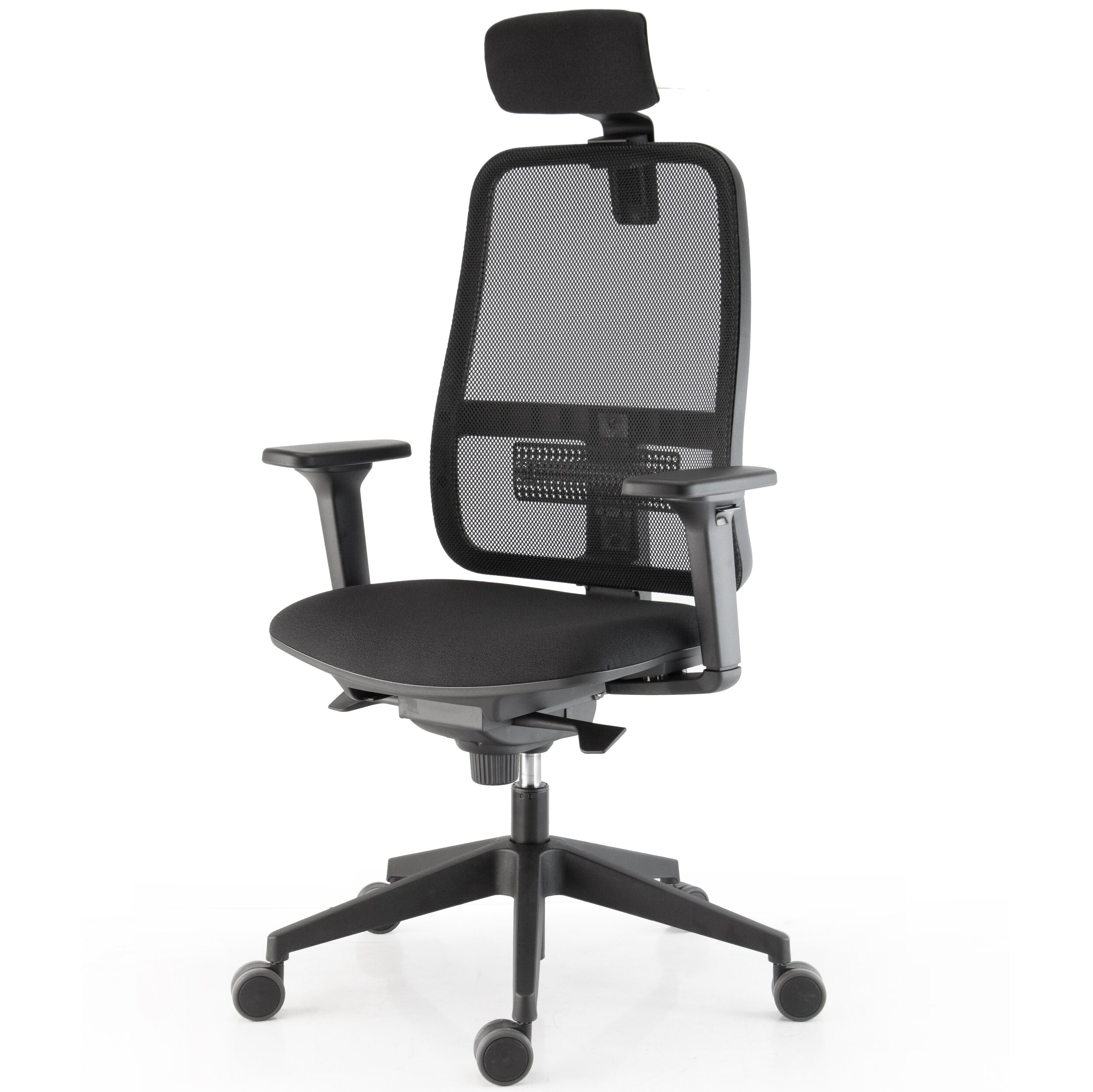 Fauteuil ergonomique Gautier Office Trenz noir avec têtière
