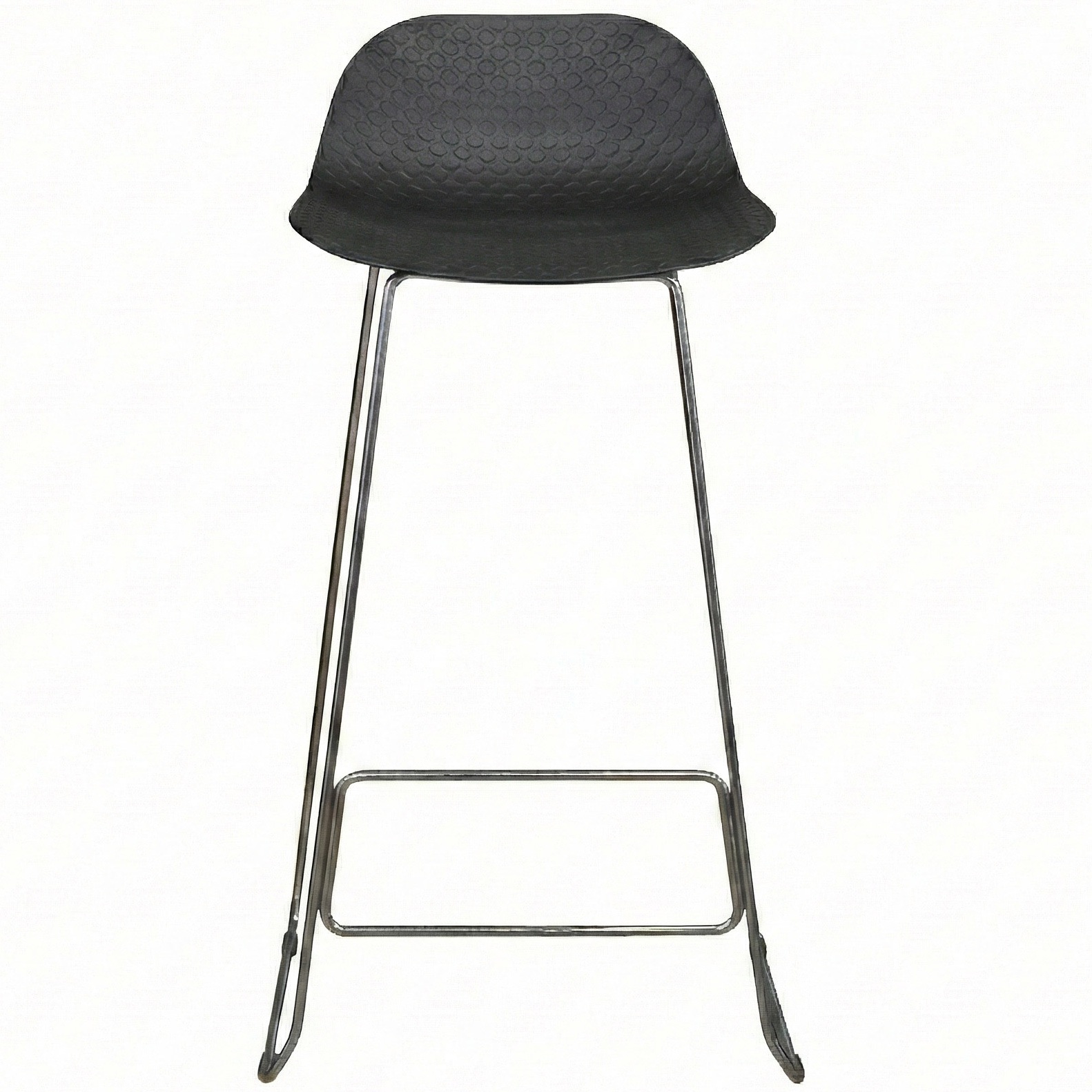 Tabouret haut MTI Nolan noir vue 2