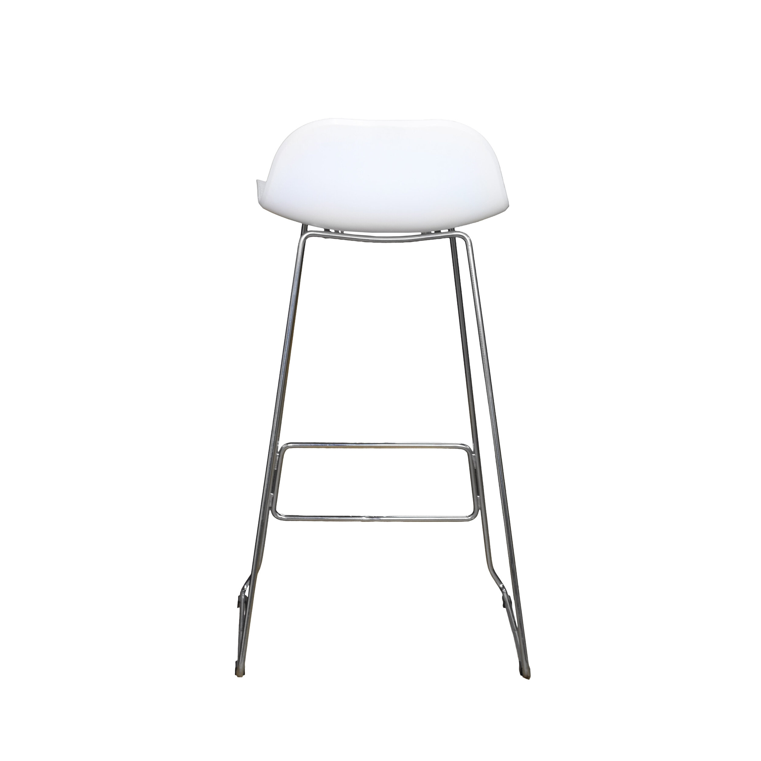 Tabouret haut MTI Nolan blanc vue 5