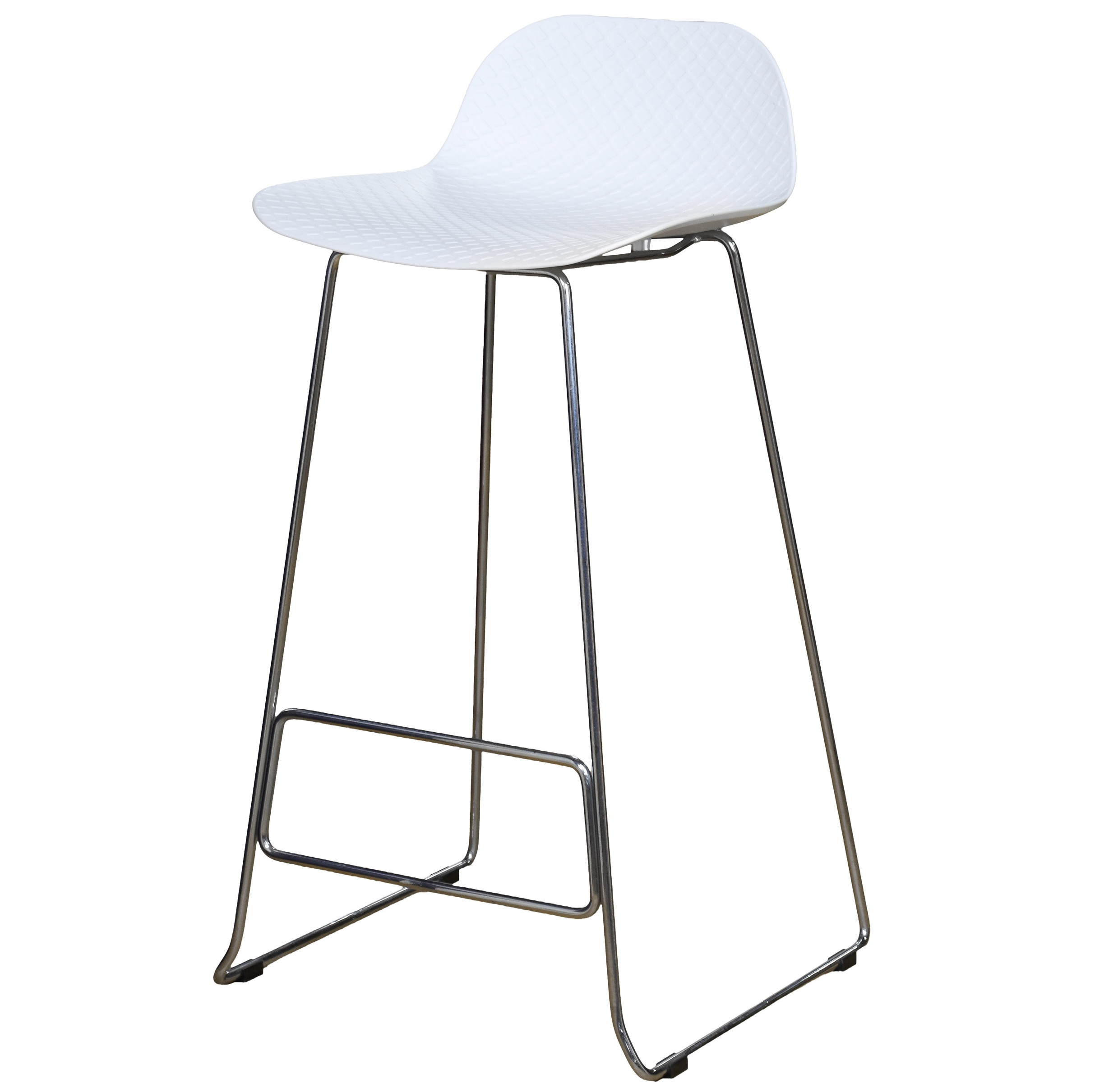 Tabouret haut MTI Nolan blanc