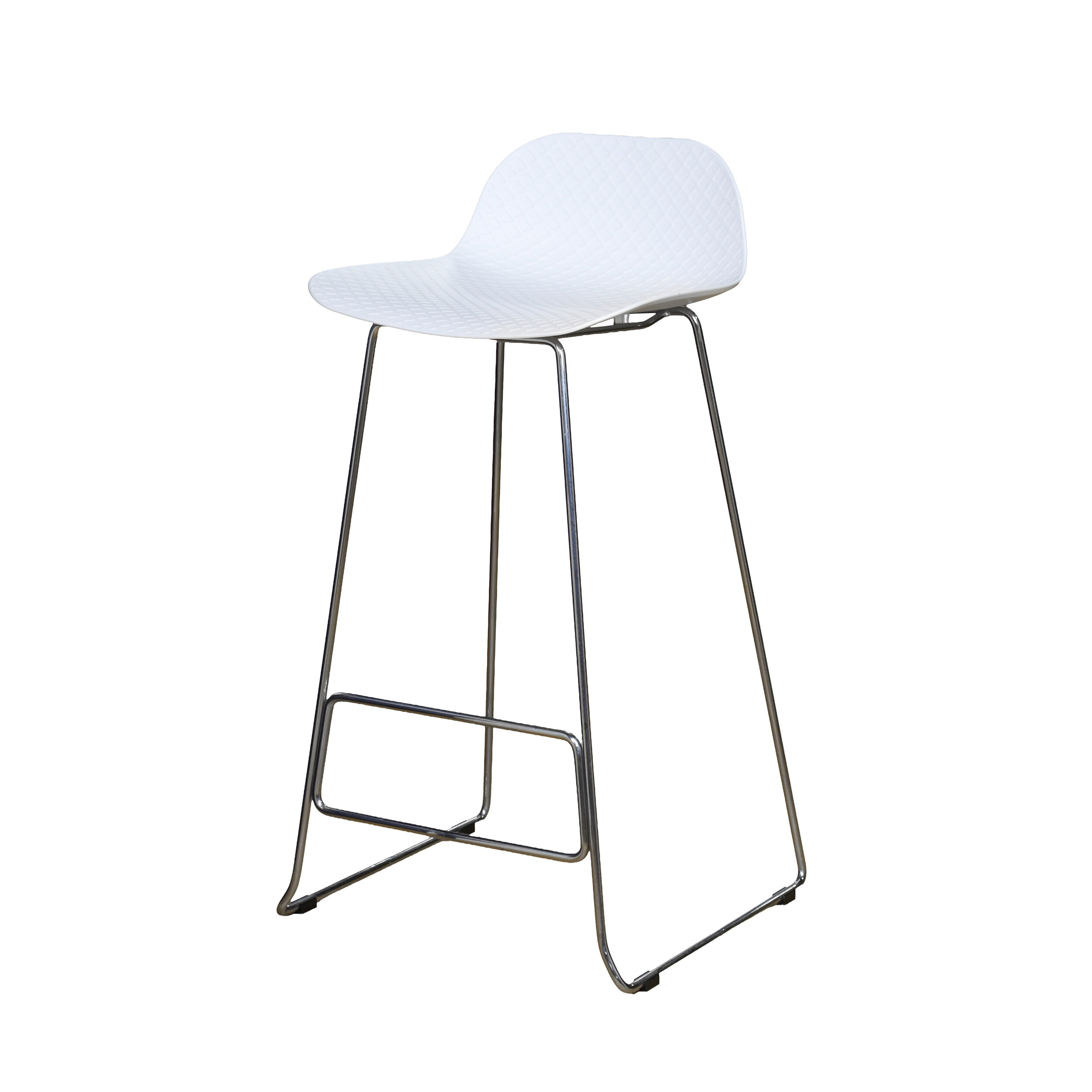 Tabouret haut MTI Nolan blanc vue 6