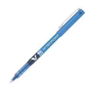 STYLO ROLLER V5 HI-TECPOINT BLEU