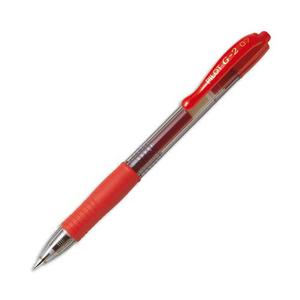 STYLO BILLE G2 ÉCRITURE MOYENNE ROUGE