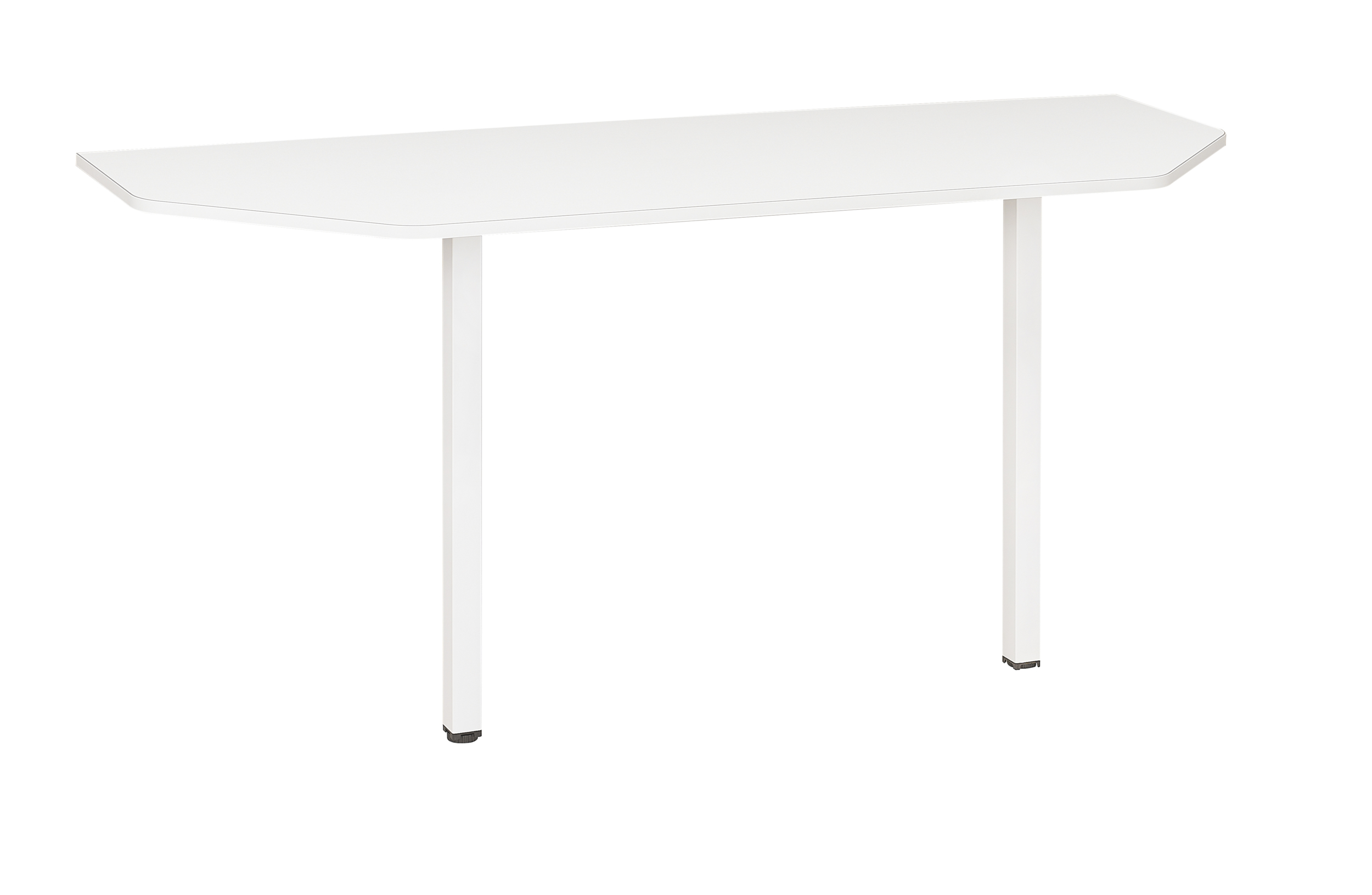 Bureau demi-lune Sunday blanc 162 cm Gautier Office
