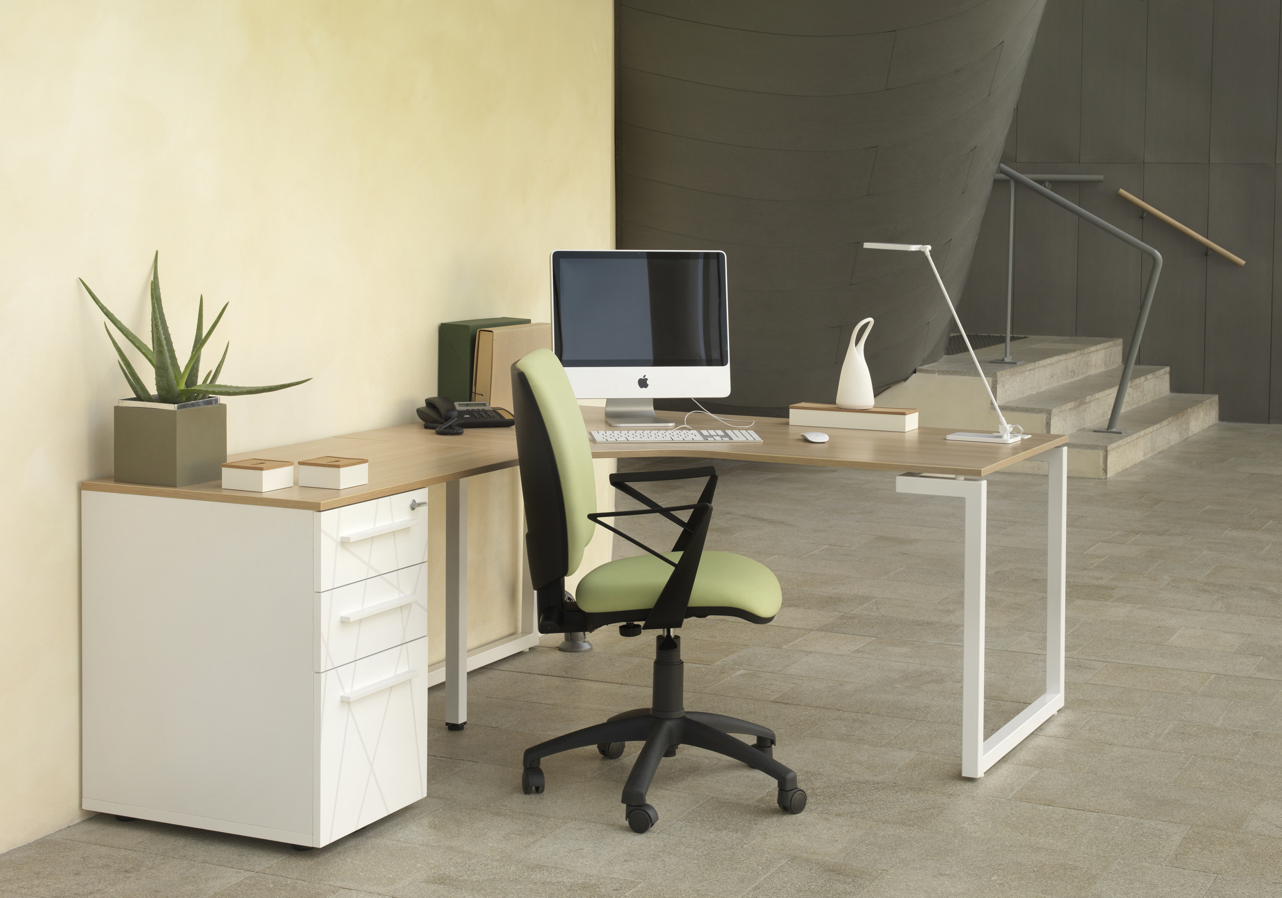 Aménagement de bureau Sunday décor chêne Gautier Office