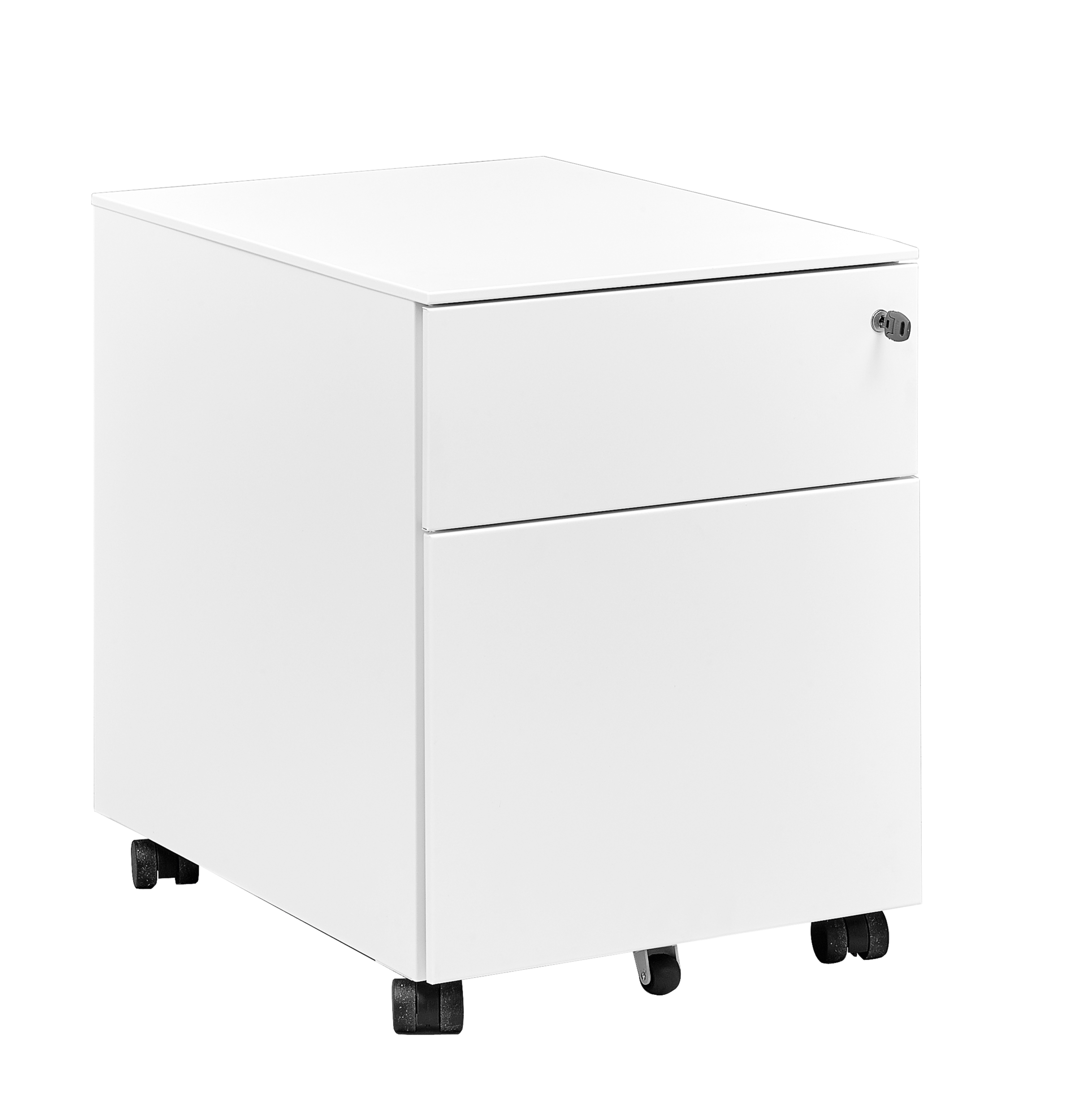 Caisson mobile métal GAUTIER OFFICE Yes blanc 2 tiroirs