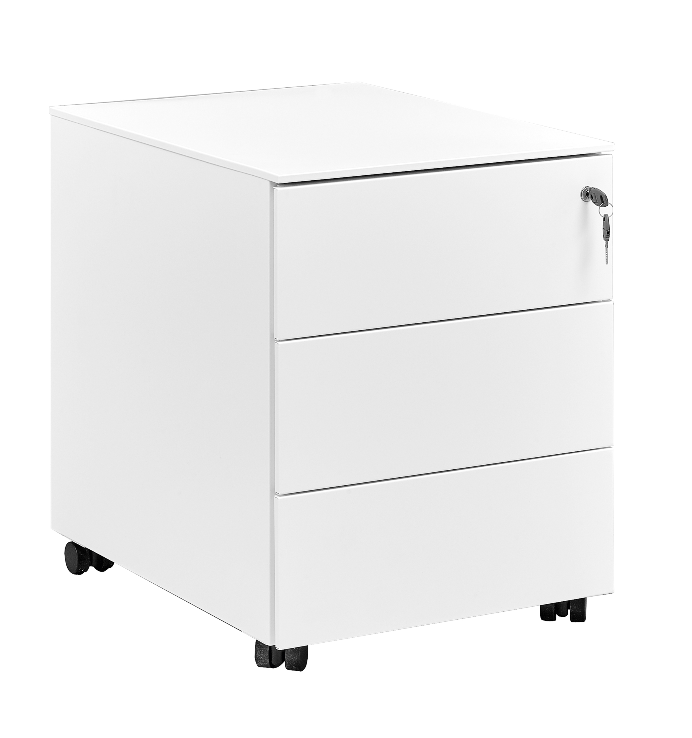 Caisson mobile métal GAUTIER OFFICE Yes blanc 3 tiroirs