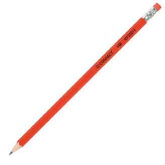 Crayon graphite Q-Connect HB bout gomme vue 2