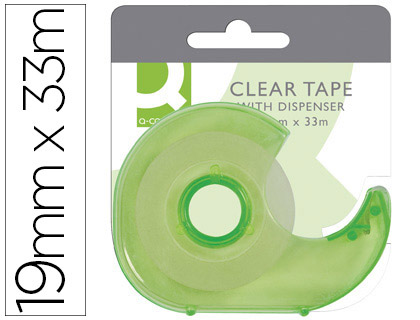Dévidoir avec ruban adhésif invisible Q-CONNECT 19 mm x 33 m vue 2