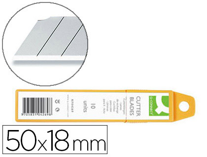 Lames de cutter 18 mm Q-Connect, autre vue