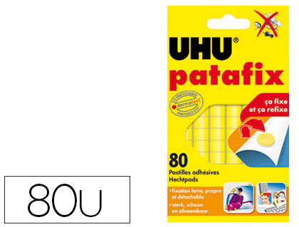 Pastilles adhésives UHU Patafix jaunes vue 2