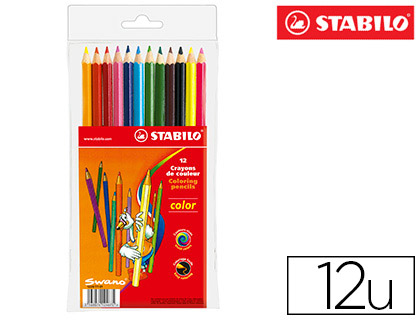 Crayons de couleur Stabilo Color pochette de 12 vue 2
