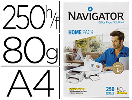 Papier Navigator Home Pack A4 80 g blanc, ramette de 250 feuilles