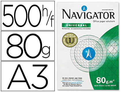 Papier Navigator Universal A3 80 g blanc, ramette de 500 feuilles