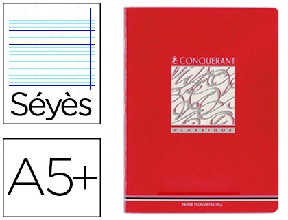 PIQUÉ CLASSIQUE 17X22CM 140 PAGES SÉYÈS