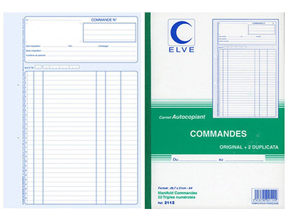 COMMANDES 50 TRIPLIS A4