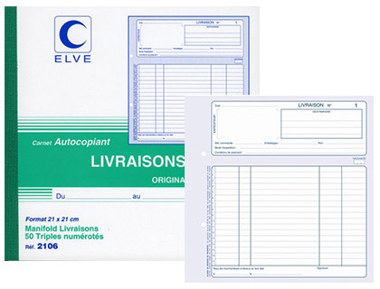 LIVRAISONS 50 TRIPLIS 21X21CM