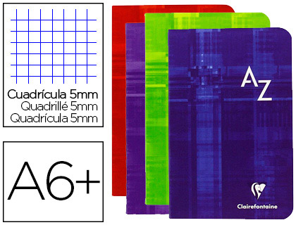 PIQUÉ 11X17CM 96 PAGES PETITS CARREAUX