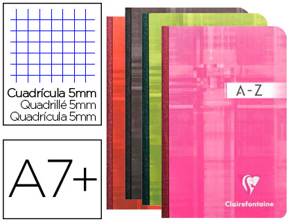 BROCHÉ 9X14CM 192 PAGES PETITS CARREAUX