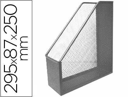 Porte-revues Q-CONNECT Mesh métal argent vue 2