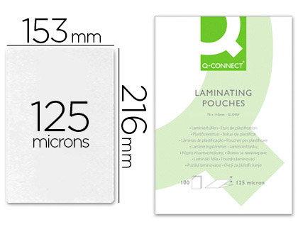 POCHETTES ECO POUR PLASTIFICATION A5 125 MICRONS