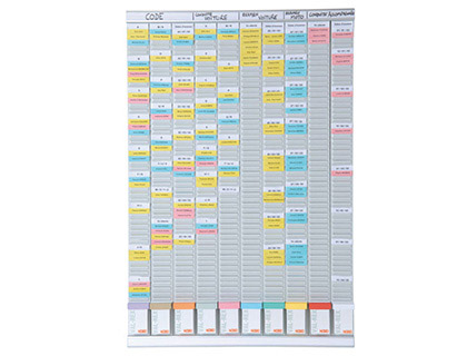 KIT PLANNING 10 COLONNES 96X64.5CM