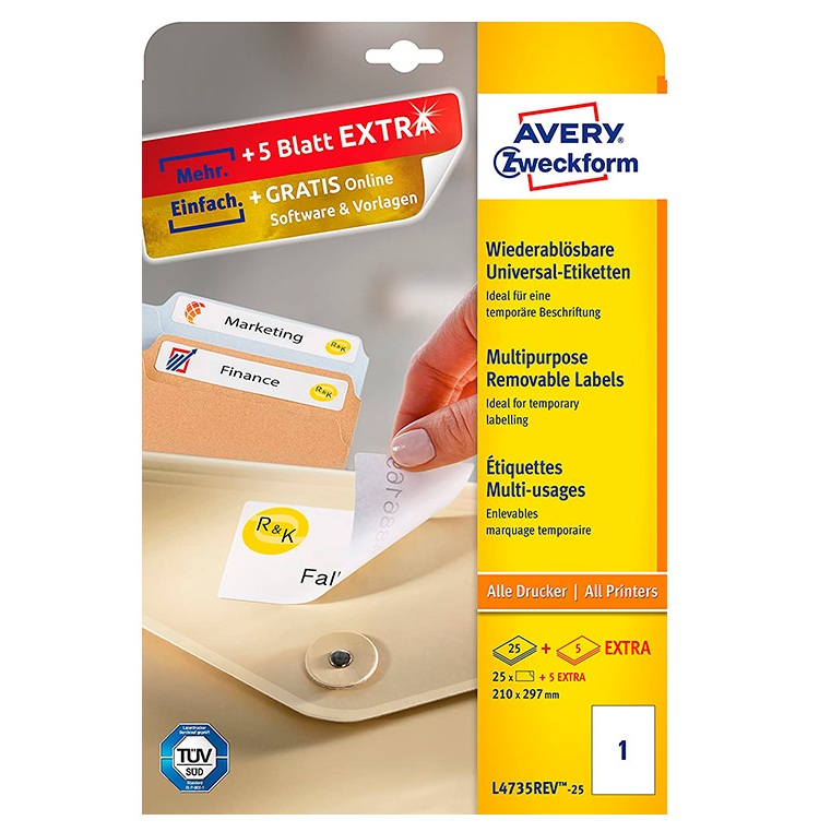 Étiquettes multi usage