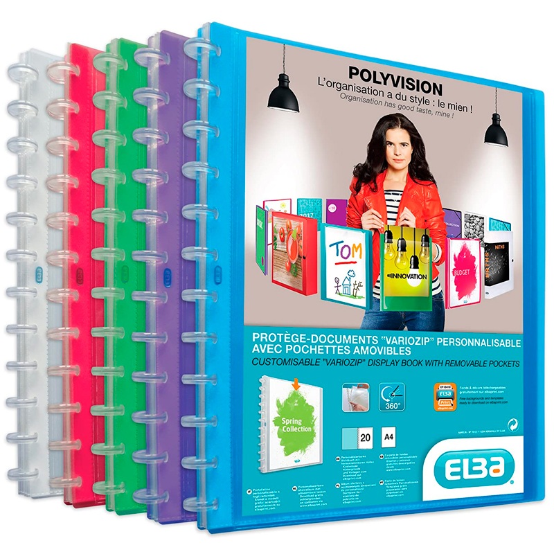 Porte-vues pochettes amovibles