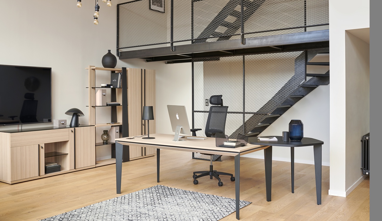 Gautier Office E-MOTION chêne structuré