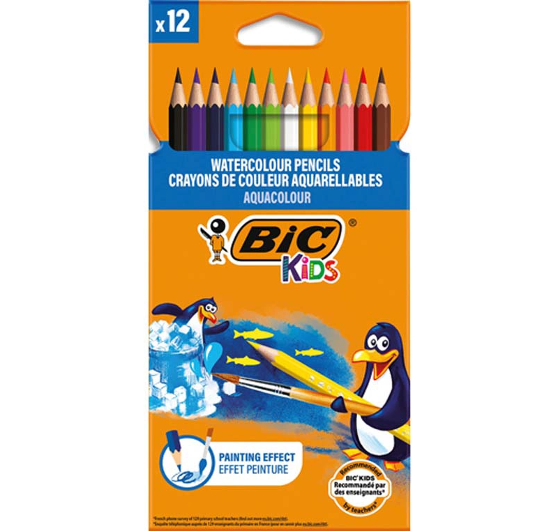 Crayons aquarellables