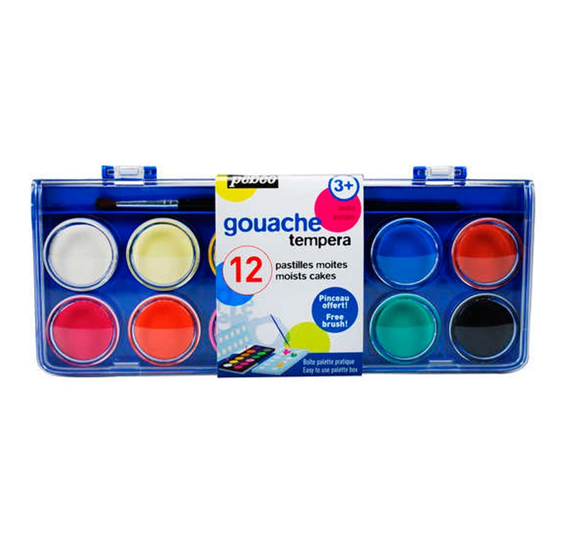 Gouache en pastilles