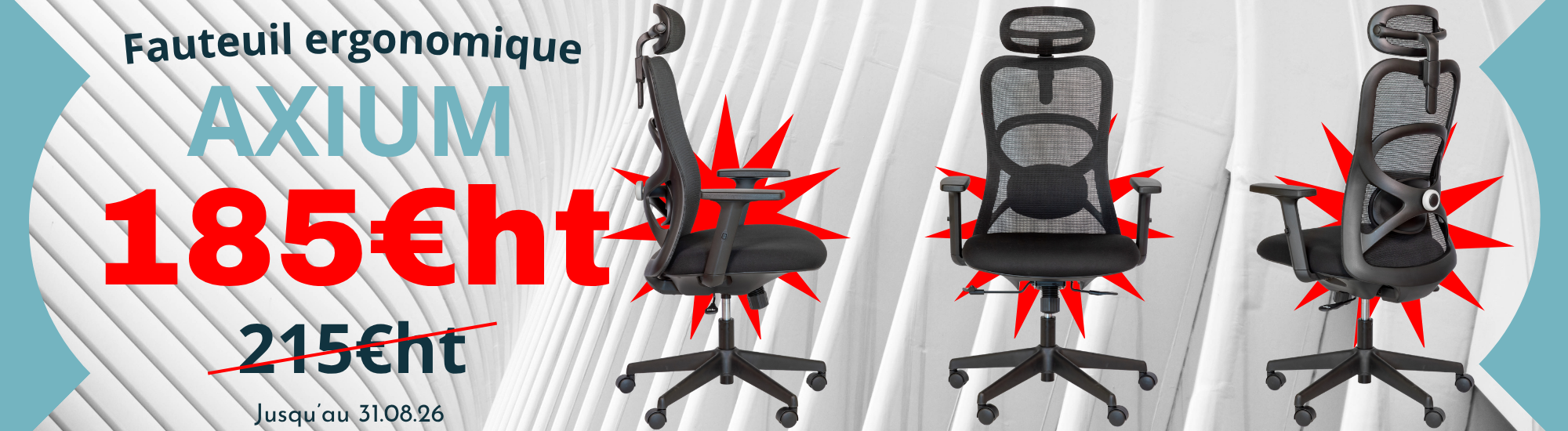 Fauteuil ergonomique AXIUM